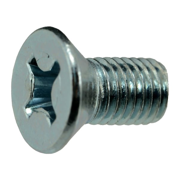 Midwest Fastener 1/4"-28 x 1/2 in Phillips Flat Machine Screw, Zinc Plated Steel, 40 PK 34581 - main